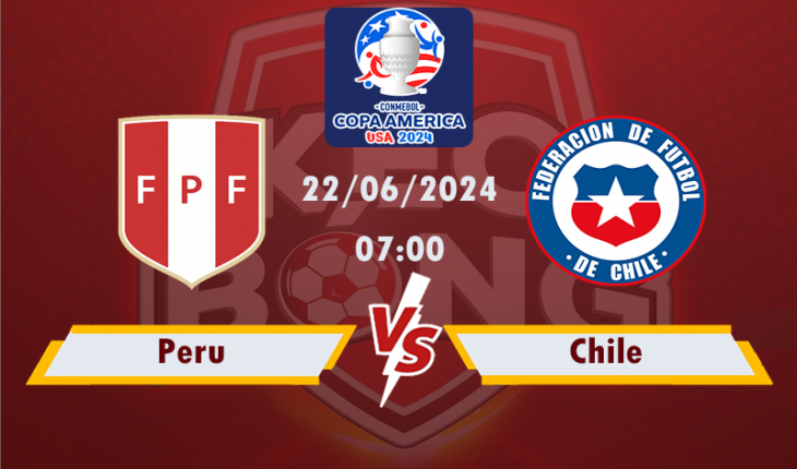Nhận định, soi kèo Peru vs Chile, 07h00 ngày 22/6/2024