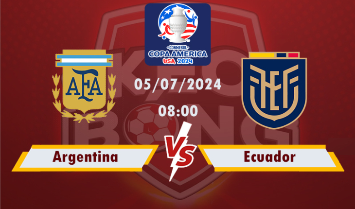 Nhận định, soi kèo Argentina vs Ecuador, 08h00 ngày 05/7/2024